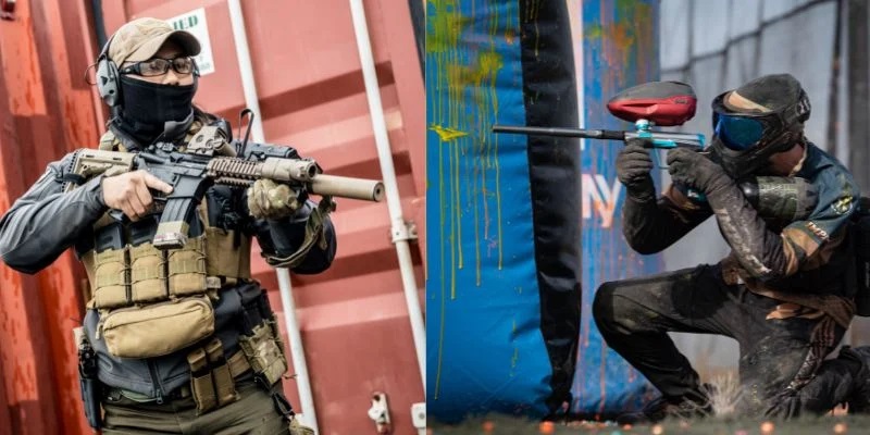 Airsoft vs Paintball